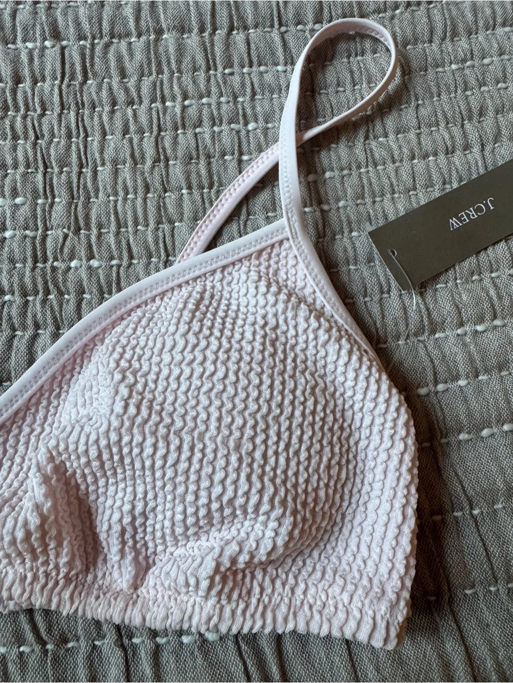 Jcrew Odessa Scrunchie Bikini Top